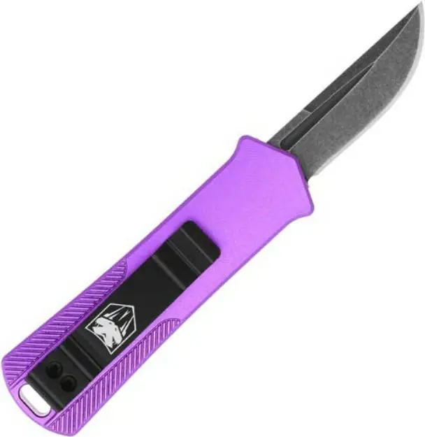 Cobratec California 952 Otf Purple 1.75" D2 Steel Drp Pnt