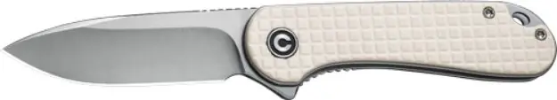 Civivi Knife Elementum 2.96" Ivory G10/Satin D2 Liner Lock!