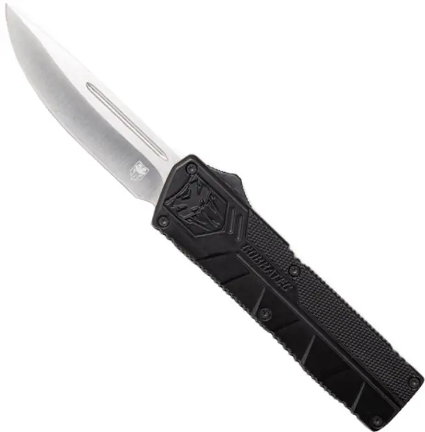 Cobratec Lightweight Otf Black 3.25" Drop Point