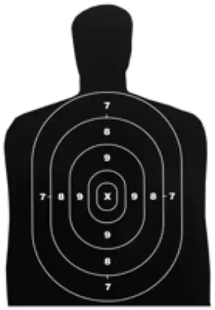 B/C Target Eze-Scorer 12"X18" Bc27 Silhouette 10 Targets