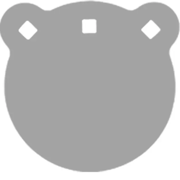 Bash Target Ar500 Gong Target Round 6"-1/2" Thick