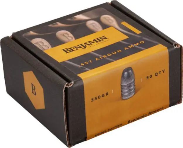 Benjamin 457 Caliber Pellets 350 Grain Flat Nose 50 Pack!