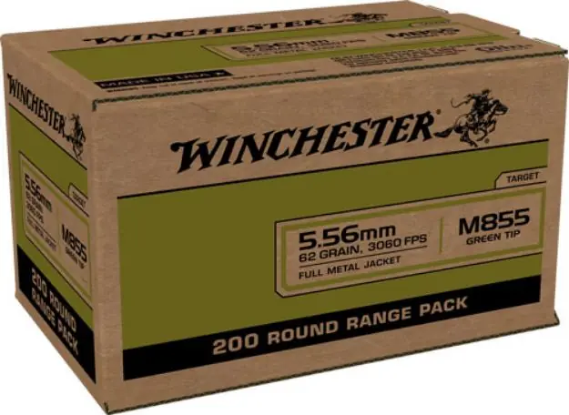 Winchester Usa 5.56X45 62Gr Green Tip 800Rd Case Lot