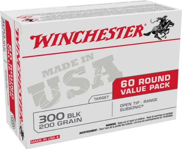 Winchester Usa 300 Aac 200Gr Fmj 60Rd 4Bx/Cs
