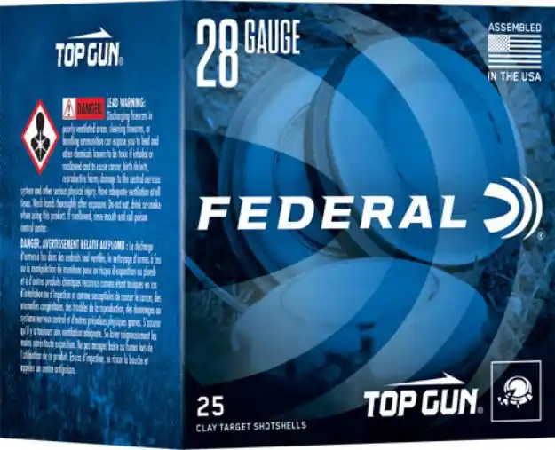 Federal Top Gun 28Ga 2.75" 3/4 Oz #7.5 1330Fps 250Rd Case Lot