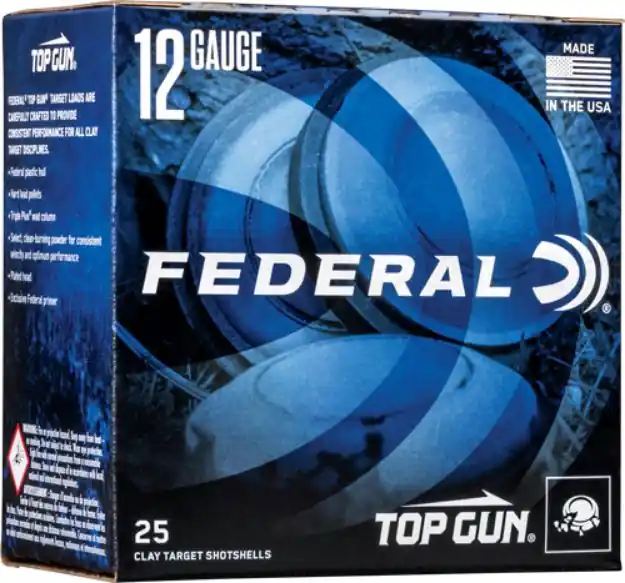 Federal Top Gun 12Ga 1-1/8Oz #8 1200Fps 250Rd Case Lot