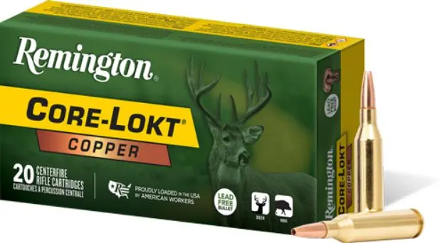 Remington 243 Win 85Gr Copper Core-Lokt Hp 20Rd 10Bx/Cs