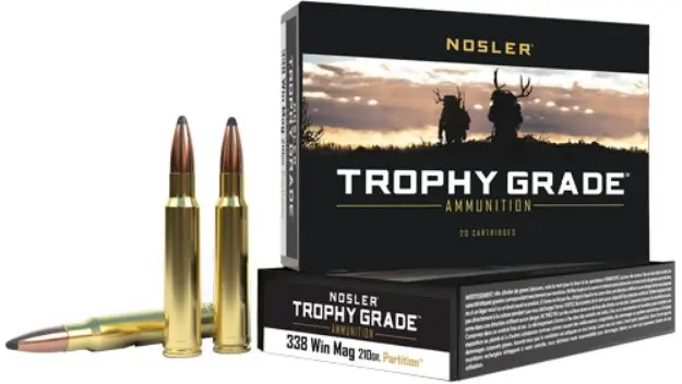 Nosler Trophy Grade 338 Win Mag 210Gr Accubond 20Rd 10Bx/C