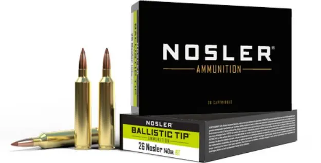 Nosler 26 Nosler 140Gr Ballistic Tip 20Rd 10Bx/Cs