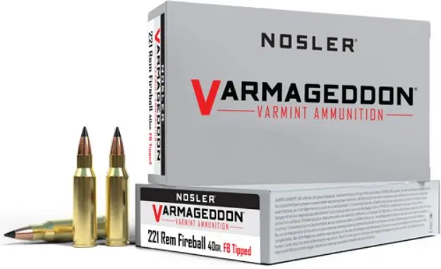 Nosler Varmageddon 221 Rem Fireball 40Gr Fbt 20Rd 10Bx/Cs