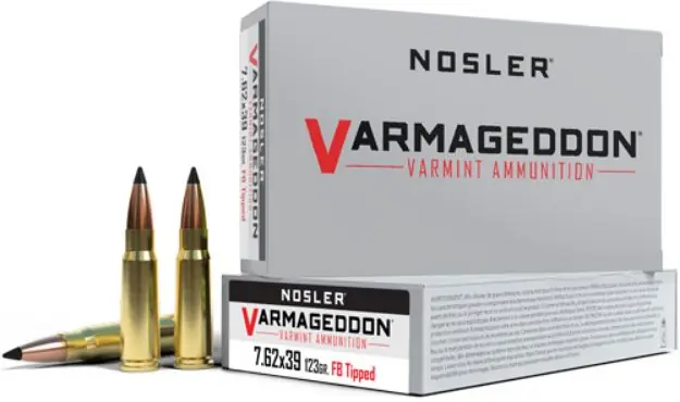 Nosler Varmageddon 7.62X39 123Gr Fbt 20Rd 10Bx/Cs