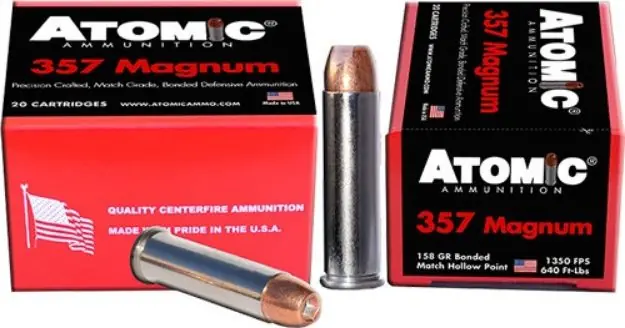 Atomic 357 Mag 158Gr Bonded Jhp 20Rd 10Bx/Cs