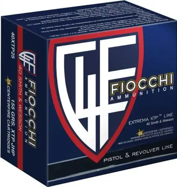 Fiocchi 40 Sw 155Gr Xtp-Hp 25Rd 20Bx/Cs <