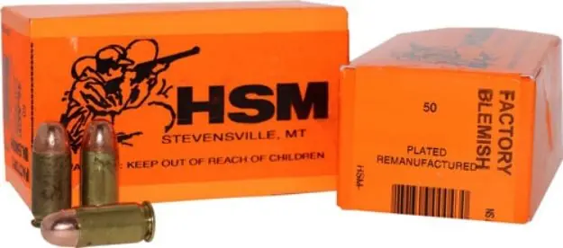 Hsm Remanufactured 357 Sig 124Gr Plated Lfn 50Rd 20Bx/Cs