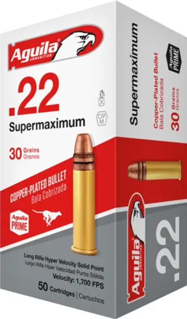 Aguila Super Max 22Lr 30Gr Lead-Rn 1000Rd Case Lot