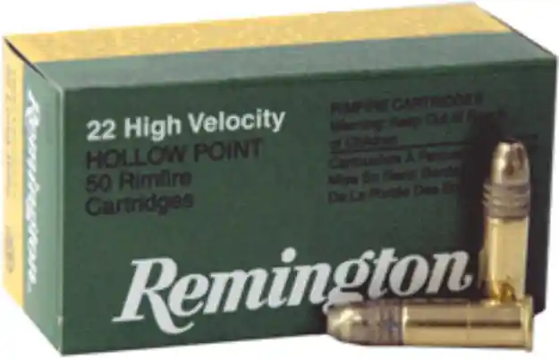Remington 22Lr 36Gr Lead-Hp High-Vel 50Rd 100Bx/Cs