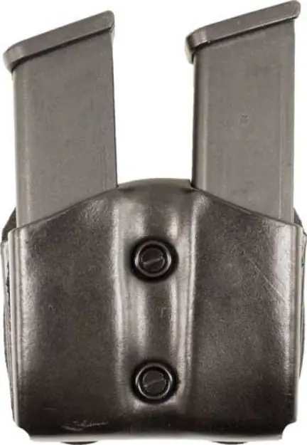Desantis Double Mag Pouch Owb Leather Sig P365 Black