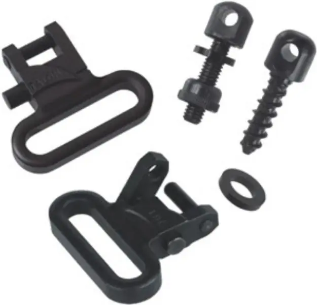 Toc Talon 1" Swivels & Screw Set Quick Release Steel Black