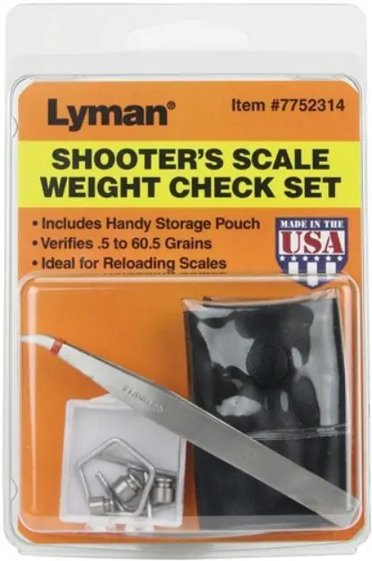 Lyman Shooter's Scale Weight Check Set !