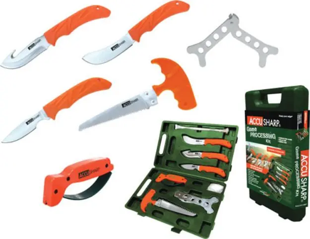 Accusharp Game Processing Kit Complete 9-Piece Kit W/Hd Case