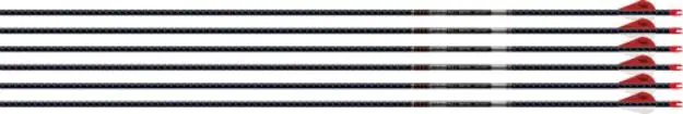 Easton Arrow 5Mm Fmj 400 W/ Ho 6-Pack W/ 2" Blazer Vanes