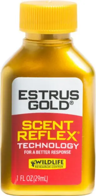 Wrc Deer Lure Estrus Gold Synthetic 1Fl Oz W/2 Key Wicks