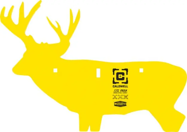 Caldwell Ar500 Deer Target 3/8" Ar500 Steel Yellow