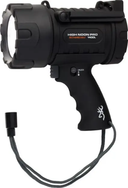 Browning High Noon Led Spotlt 100-1400 Lumens Rechargeable