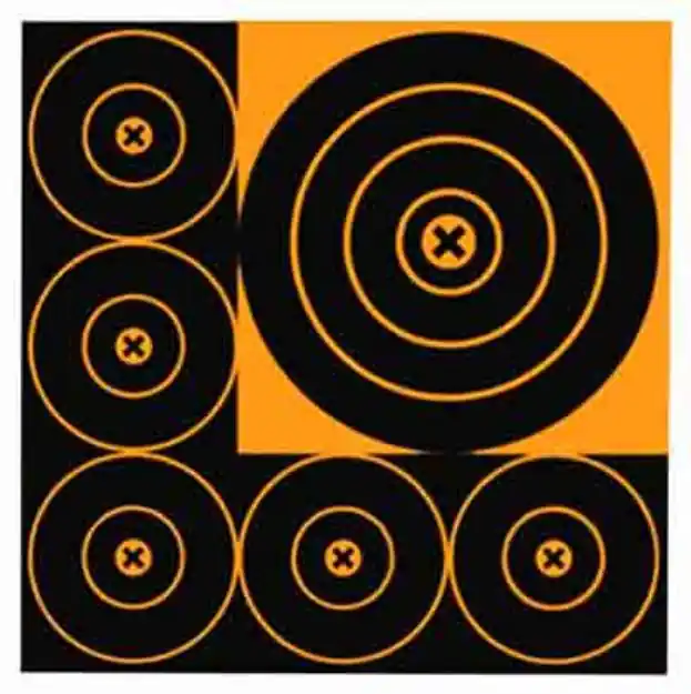 B/C Target Big Burst 8"-3/4"-15 Bull's-Eye Targets