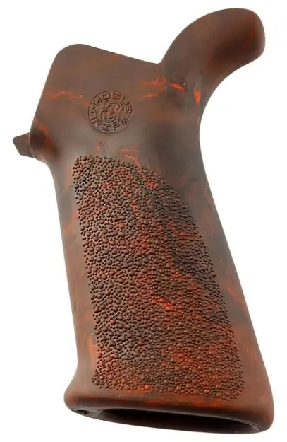 HOG 15431 AR15 BEAVERTAIL GRIP RED LAVA