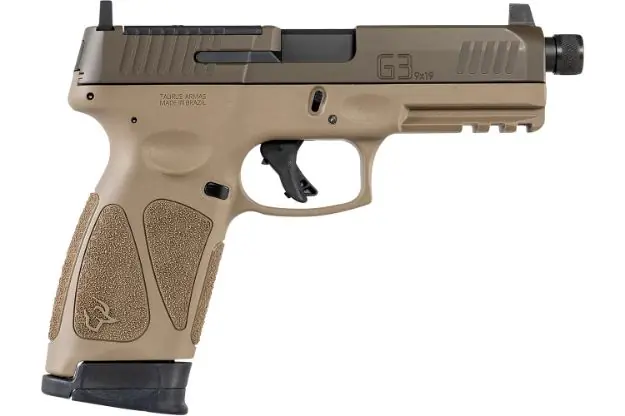 Taurus G3 9Mm 10-Shot Optics Ready 4.5" Threaded Bbl Fde !