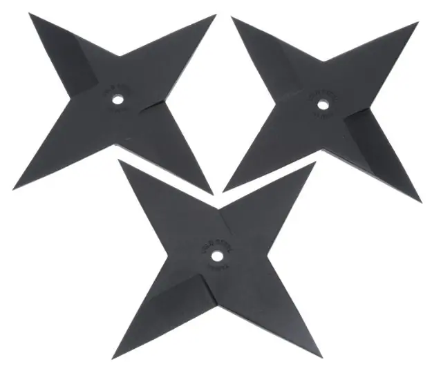 Cold Steel Medium Sure Strike Throwing Star 3-Pack Black