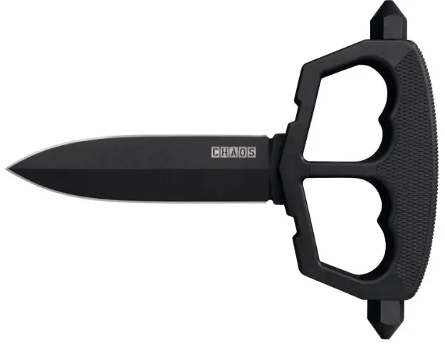 COLD 80NT3 CHAOS PUSH KNIFE 5" FIXED