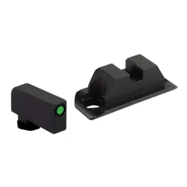 Ameriglo Glock Coa Combo Std Wth Grn Trit Blk Otln .240 Frnt Flat Blk Rear