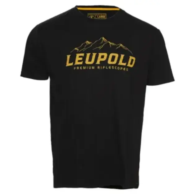 Leupold Mtn Tee Black Xxl
