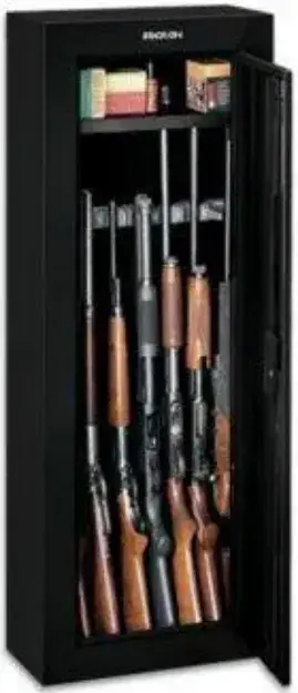 Stack-On Steel Security Cabinet 8 Gun Black