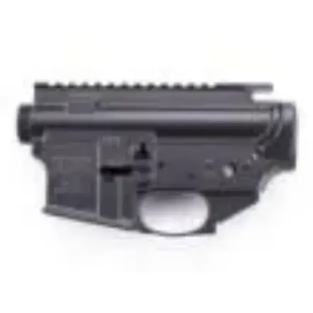 Ar15 Receiver Set Lower/Upper Matched Set Forged Closed Triggerguard Blk