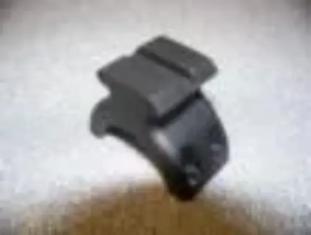 Picatinny Rail Cap Black 30Mm