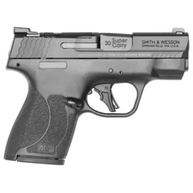 S&W Shield Plus Or No Thumb Safety Blk 30Supercarry3.1In 13/16Rd Used