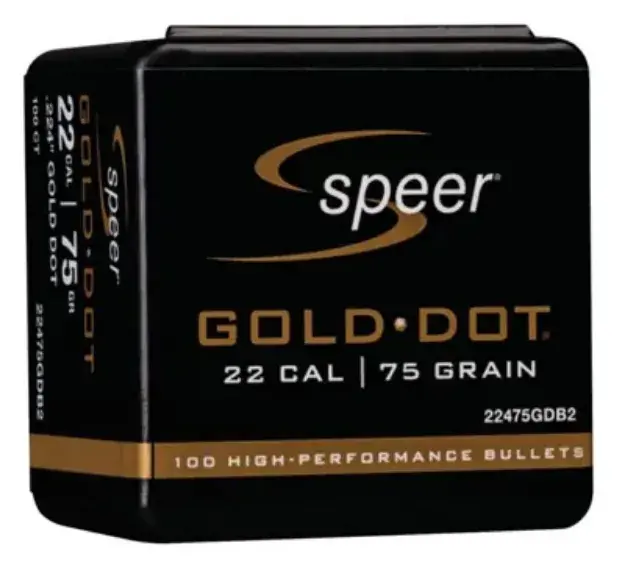 Speer .224 75-Gr Gold Dot 100Rds
