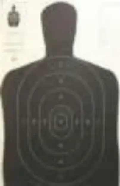 200Pk Blk Police Silh-22 1/2 X35