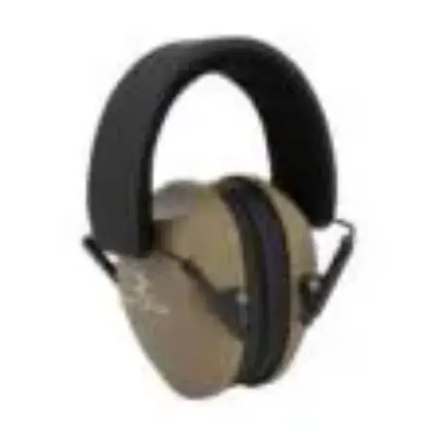 Radians Low Profile Ear Muff With Revised Ergonomic Ear Cups In Tan