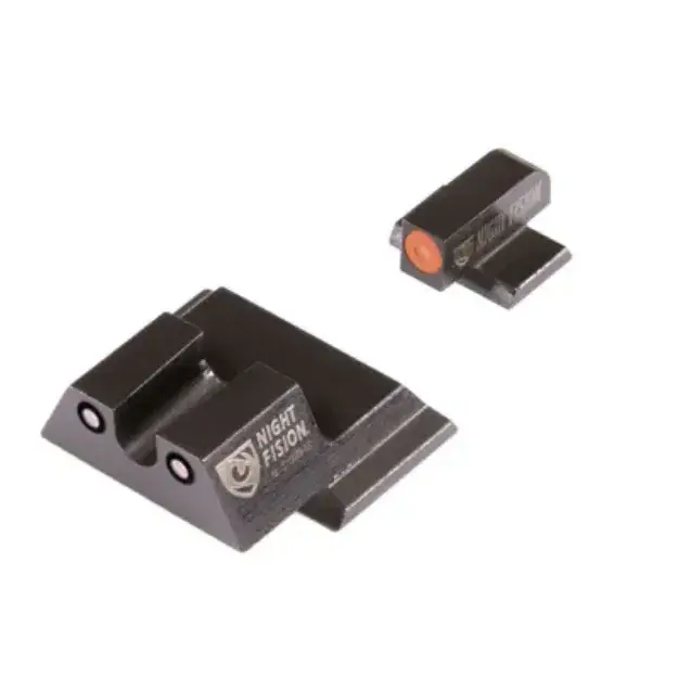 Perfect Dot Ns Set With Orange Front + Black U Rear For S&W M&P Shield