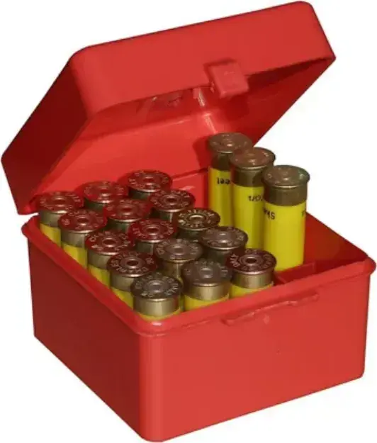 Mtm Shotshell Box 25 Rd Original Flip-Top 20 Gauge Up To 3" Red