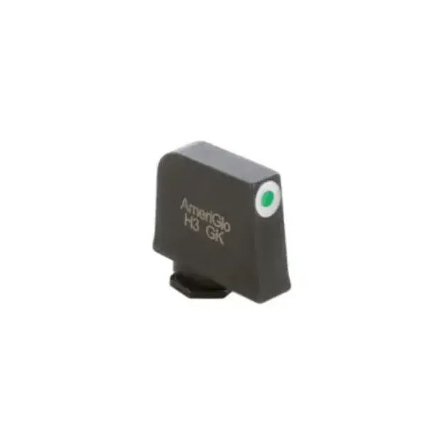 Tritium Front Sight For Glock (All) Grn Tritium Wht Outline Front