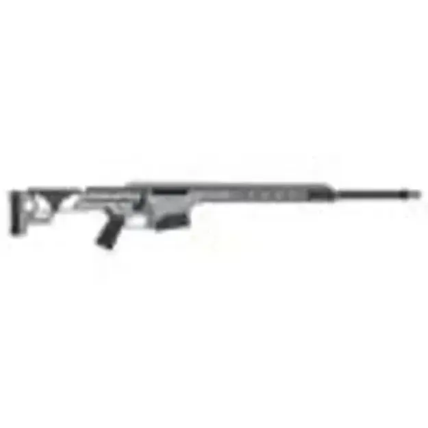Smr Mrad Fixed Stock 308 Winchester 24'' Fluted W (1) 10Rnd Mags Grey