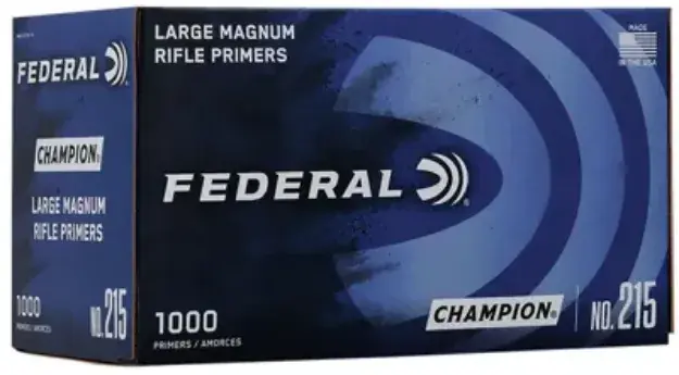Federal Champion Centerfire Large Magnum Rifle Primer 1000Ct