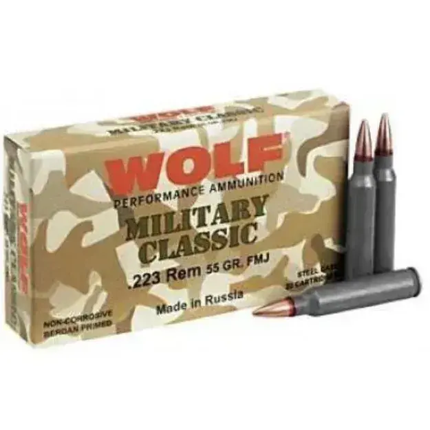 Milclas 223 Rem 55Gr Fmj 500 Rd Case