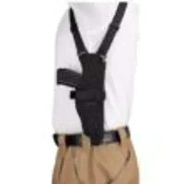 V84 Dragonfly Vert Shoulder Holster Ambi Blk Browncolt Glock