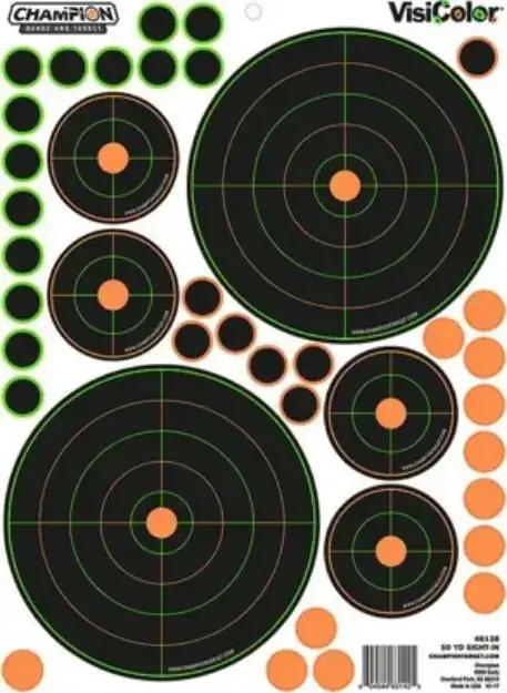 50Yd Sight In Bullseye Var 5/Pk
